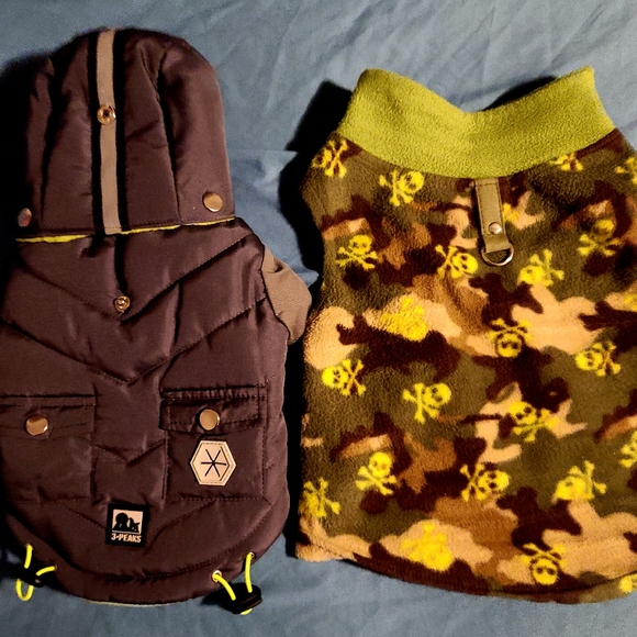 Small Dog JACKET AND A WARM FLEECE Jacket GENTLY USED CONDITION - Picture 8 of 10